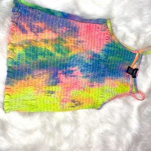 Multi color crop top